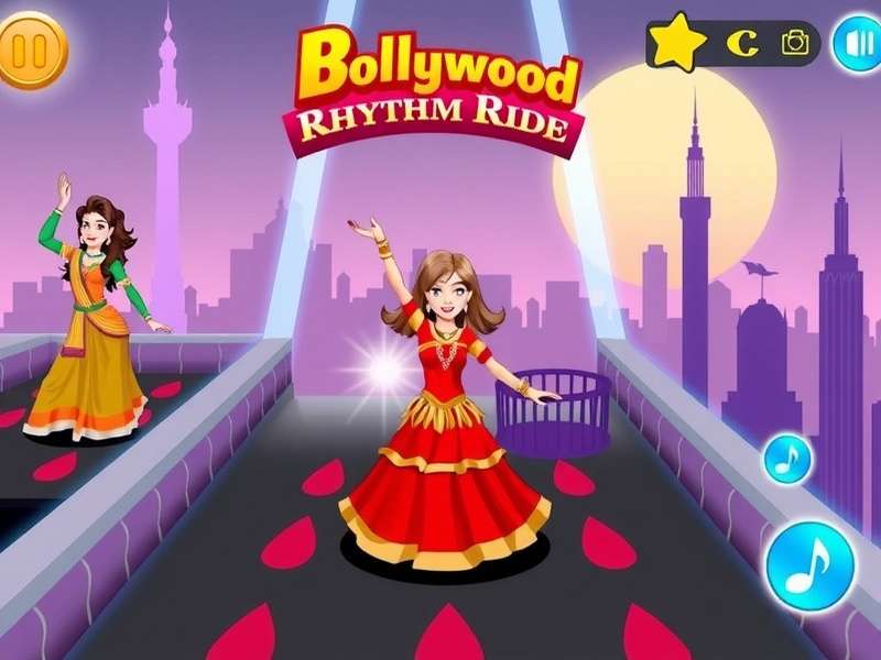 Bollywood Rhythm Ride Main Gameplay Bollywood Rhythm Ride Game Screenshot